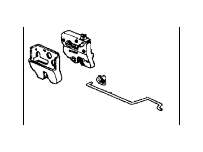 1988 Honda Accord Trunk Latch - 74850-SG7-003