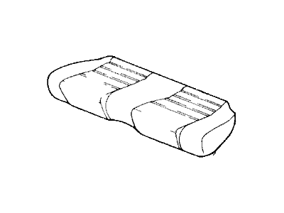 Honda 82131-SG7-J11ZB Cover, Rear Seat Cushion Trim (Silky Ivory)