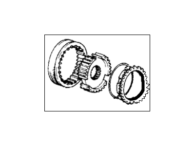 Honda 23626-PC8-305 Sleeve Set, Synchronizer (5)