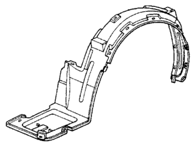 1988 Honda Accord Wheelhouse - 74151-SE0-J00