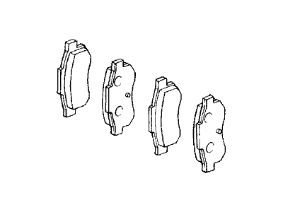 Honda 43022-SE0-931 Pad Set