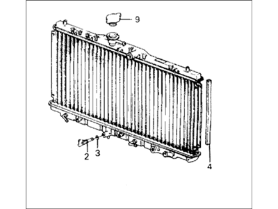 1988 Honda Accord Radiator - 19010-PH4-A02