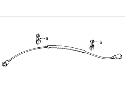 1986 Honda Accord Spark Plug Wire - 32723-PJ0-660