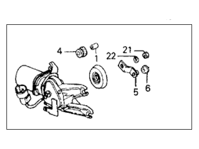 Honda Accord Wiper Motor - 76505-SE0-A02