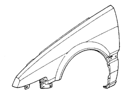 1988 Honda Accord Fender - 60211-SE0-505ZZ