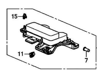 Honda 77321-TLA-A12ZA COVER,DR *NH900L*