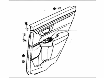 2019 Honda CR-V Door Trim Panel - 83700-TLA-A41ZA