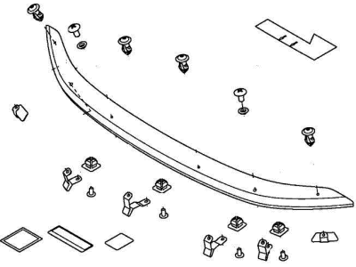 Honda CR-V Air Deflector - 08P47-TLA-102