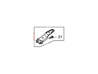 Honda 06150-SLN-A01 Leg Kit A, L. Headlight Mounting