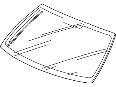 Honda 73111-SLN-A00 Glass, Front Windshield (Green) (Nippon Safety)