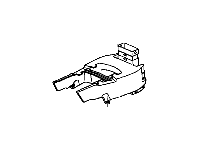 Honda 83333-SLA-003 Duct Assy., RR. Heater (Upper)