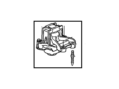 Honda 50820-SLN-003 Rubber Assy., Engine Side Mounting (MT)