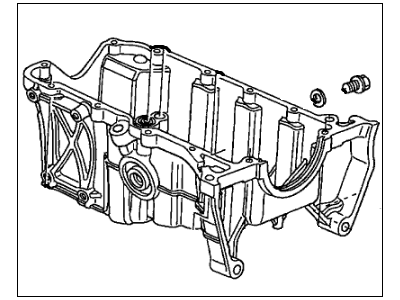 Honda 11200-RME-A00 Pan Assembly, Oil