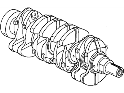 2008 Honda Fit Crankshaft - 13310-PWC-000