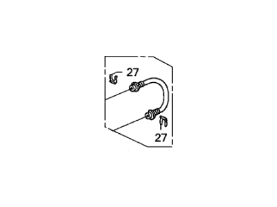 Honda 01468-SLN-A00 Hose Set, Left Rear Brake