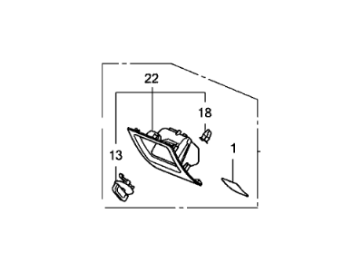 Honda 77300-SLN-A02ZA Cover Assy., Driver (Lower) *NH167L* (GRAPHITE BLACK)