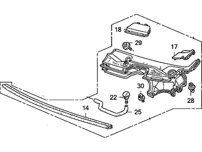 Honda 74210-SLN-A01ZB