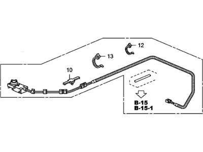 2007 Honda Fit Antenna Cable - 39159-SLN-003