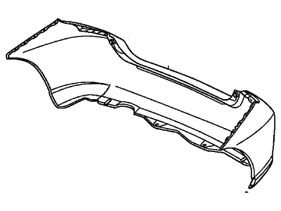 Honda 04715-SLN-A70ZZ Face, Rear Bumper (Dot)