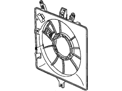 2007 Honda Fit Fan Shroud - 38615-RME-A01