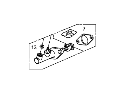 Honda 46920-SAA-P03 Master Cylinder Assembly, Clutch