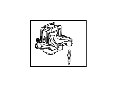 Honda 50820-SLN-A81 Rubber Assy., Engine Side Mounting (AT)
