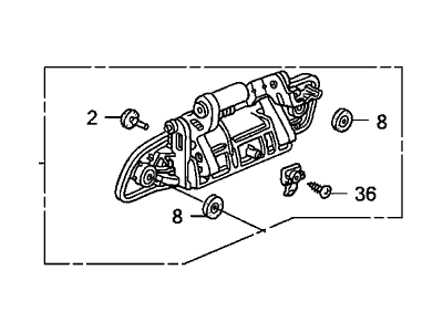 Honda 93904-36280 Screw, Tapping (6X16)