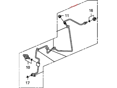 Honda 80341-SLN-A01 Pipe, Receiver