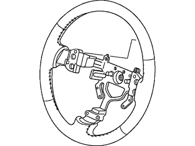 2007 Honda Fit Steering Wheel - 78501-SLN-N61ZA