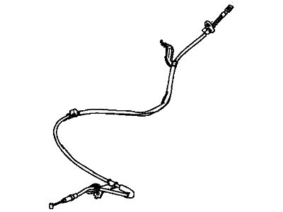 Honda 47510-T3L-A01 Wire, Passenger Side Parking Brake