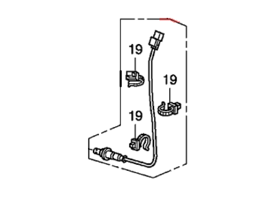 Honda 36542-5G1-A01 Sensor, Rear Oxygen