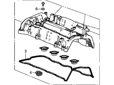 Honda 12310-RDF-A01 Cover Assy., Cylinder Head