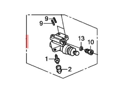 Honda 46930-SDP-A01 Cylinder Assembly, Clutch Slave