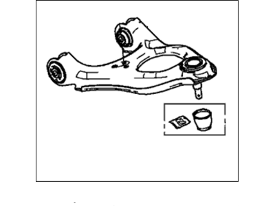 Honda 52510-T2A-A00 Arm Complete, Upper Right Rear