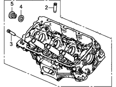 2015 Honda Accord Cylinder Head - 12100-5G0-305