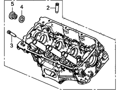 2017 Honda Accord Cylinder Head - 12100-5G0-305