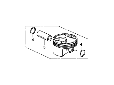 2017 Honda CR-V Pistons - 13020-5A2-A10