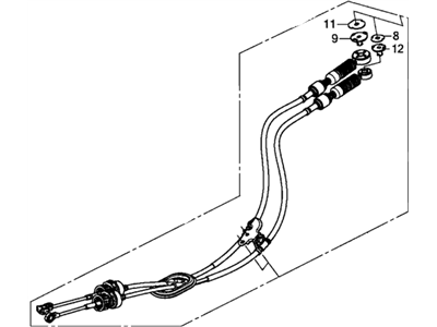 2013 Honda Accord Shift Cable - 54310-T3M-A01