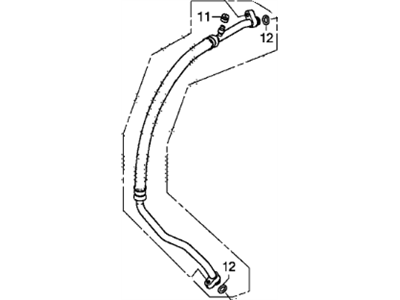 Honda 80311-T2F-A01 Hose Complete, Suction