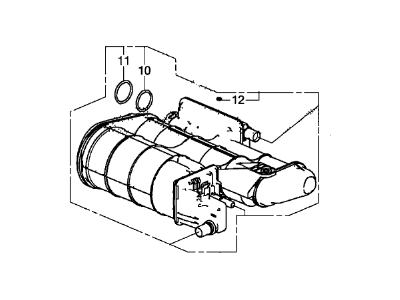 Honda 17011-T2A-L01 Canister Set