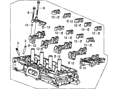 Honda 12100-5A2-A02 Head Assembly, Cylinder