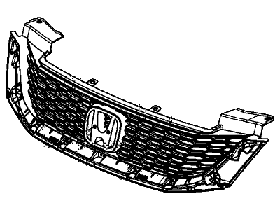 Honda 71121-T3L-A01 Base, Front Grille