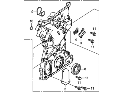 Honda 11410-5A2-A01 Case Assembly, Chain