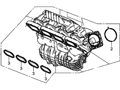 2017 Honda Accord Intake Manifold - 17000-5A2-A00