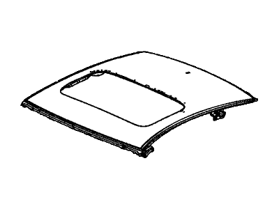 Honda 62100-T3L-A10ZZ Panel, Roof (Sunroof)