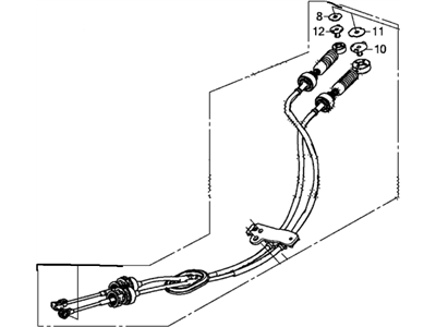 Honda 54310-T2A-A02 Wire Complete, Change