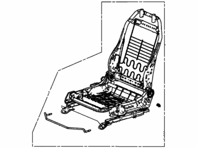 Honda 81126-TLA-C01 FRAME, R- FR- SEAT