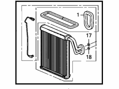 Honda 80211-TVA-A21 EVAPORATOR