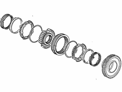 23432-6D9-305 Honda Countershaft Second Gear Set Illustration 1 of 1