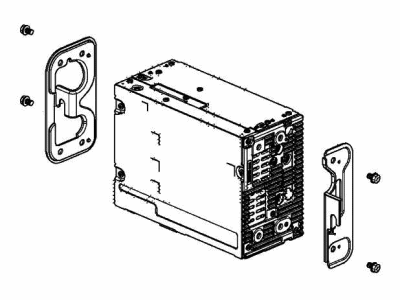 Honda 39540-TVA-A57RM UNIT, DISP AUDIO